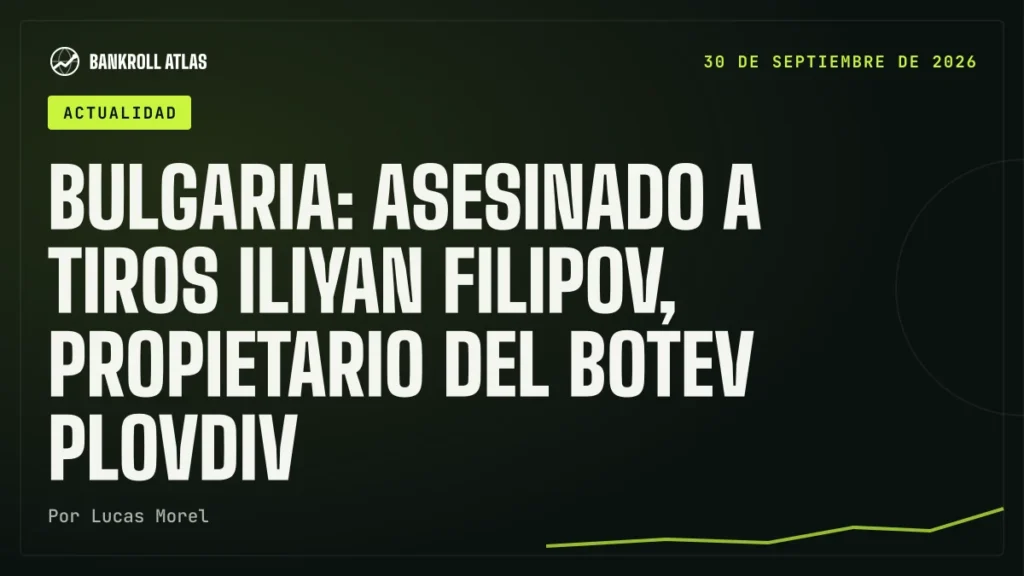 Bulgaria: asesinado a tiros Iliyan Filipov, propietario del Botev Plovdiv