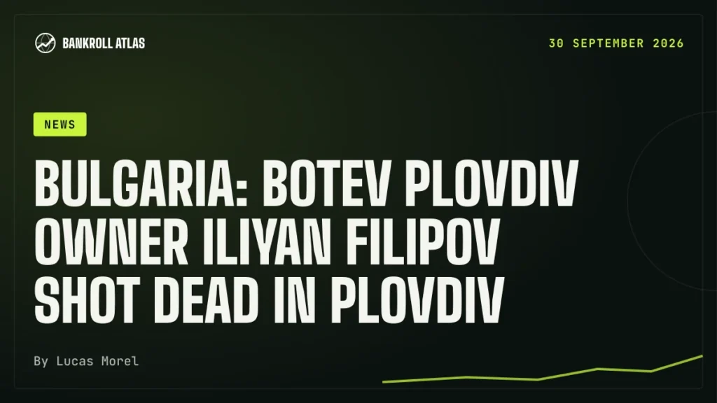Bulgaria: Botev Plovdiv owner Iliyan Filipov shot dead in Plovdiv