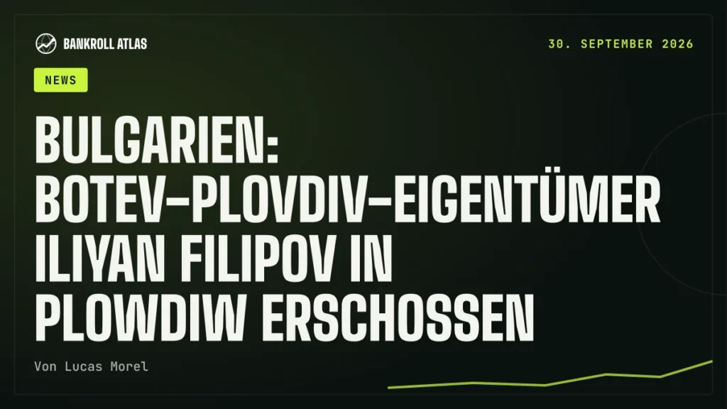 Bulgarien: Botev-Plovdiv-Eigentümer Iliyan Filipov in Plowdiw erschossen