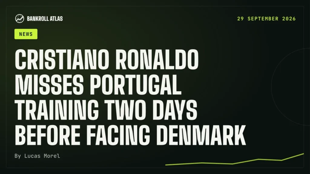 Cristiano Ronaldo misses Portugal training two days before facing Denmark