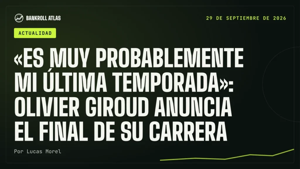 «Es muy probablemente mi última temporada»: Olivier Giroud anuncia el final de su carrera