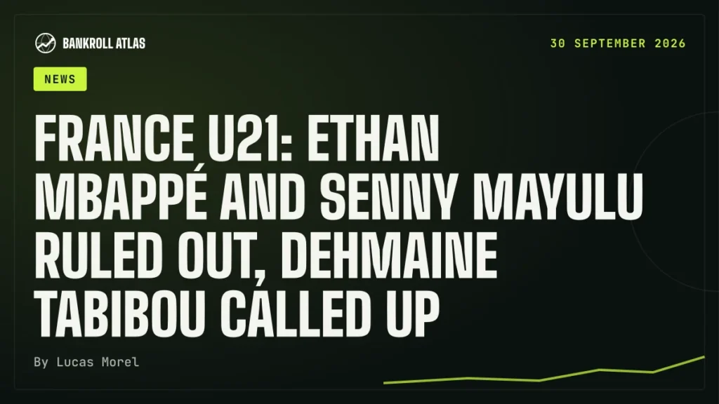 France U21: Ethan Mbappé and Senny Mayulu ruled out, Dehmaine Tabibou called up