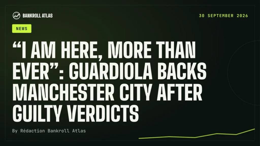 “I am here, more than ever”: Guardiola backs Manchester City after guilty verdicts