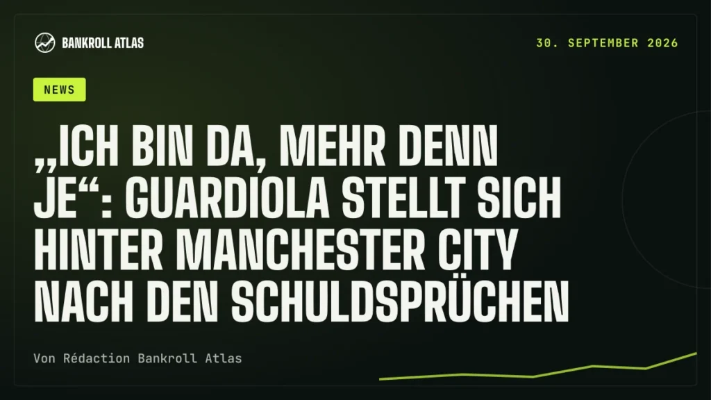 „Ich bin da, mehr denn je“: Guardiola stellt sich hinter Manchester City nach den Schuldsprüchen