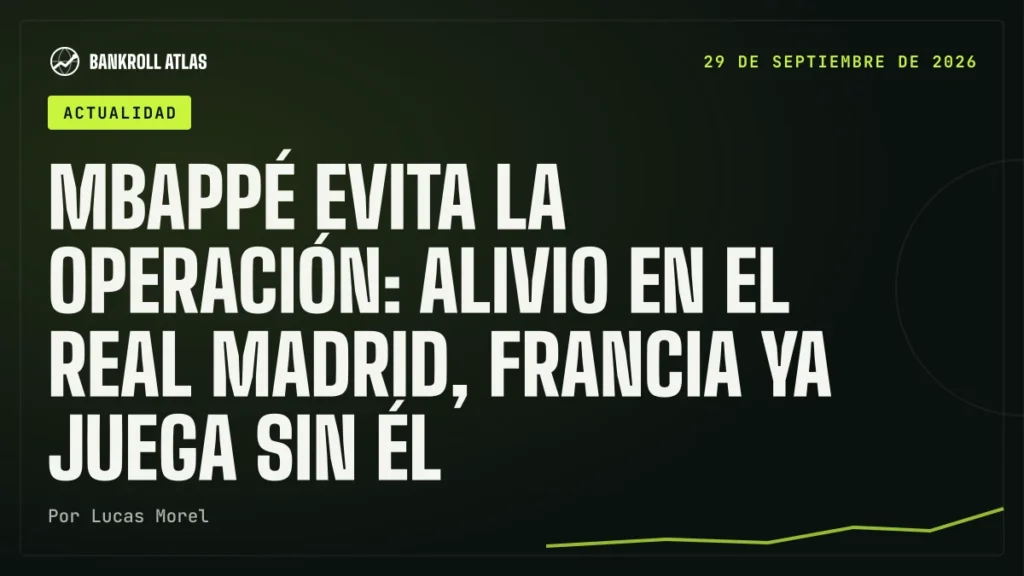 Mbappé evita la operación: alivio en el Real Madrid, Francia ya juega sin él