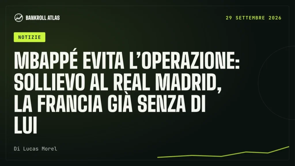 Mbappé evita l’operazione: sollievo al Real Madrid, la Francia già senza di lui
