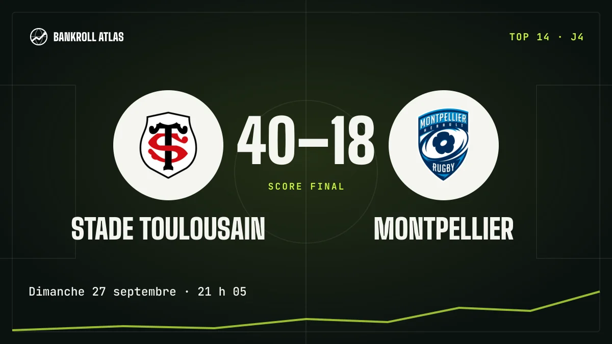 Stade Toulousain – Montpellier · Top 14 · 40-18