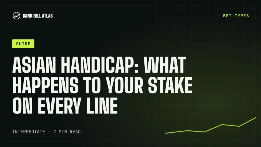 Asian handicap: what happens to your stake on every line