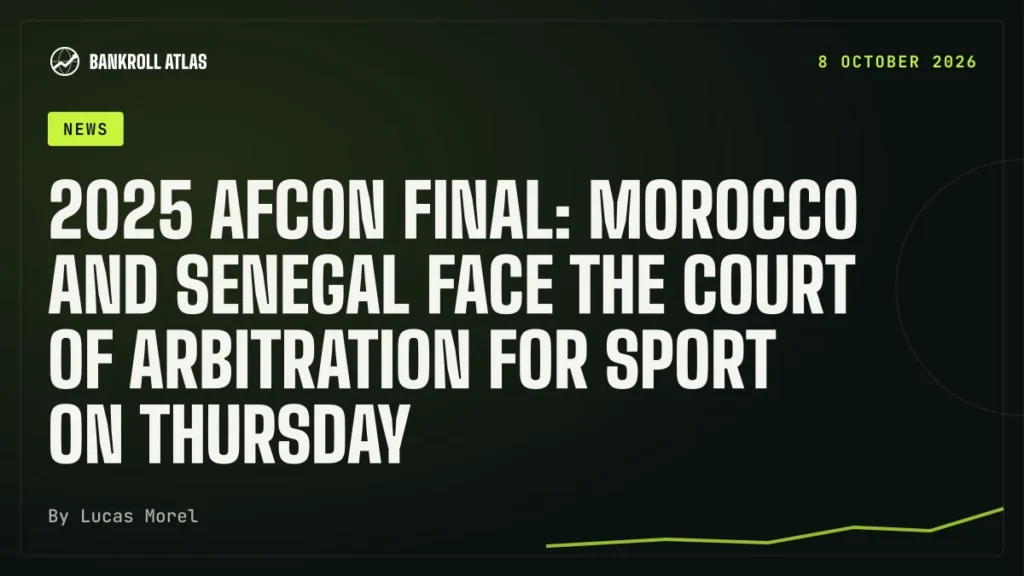 2025 AFCON final: Morocco and Senegal face the Court of Arbitration for Sport on Thursday