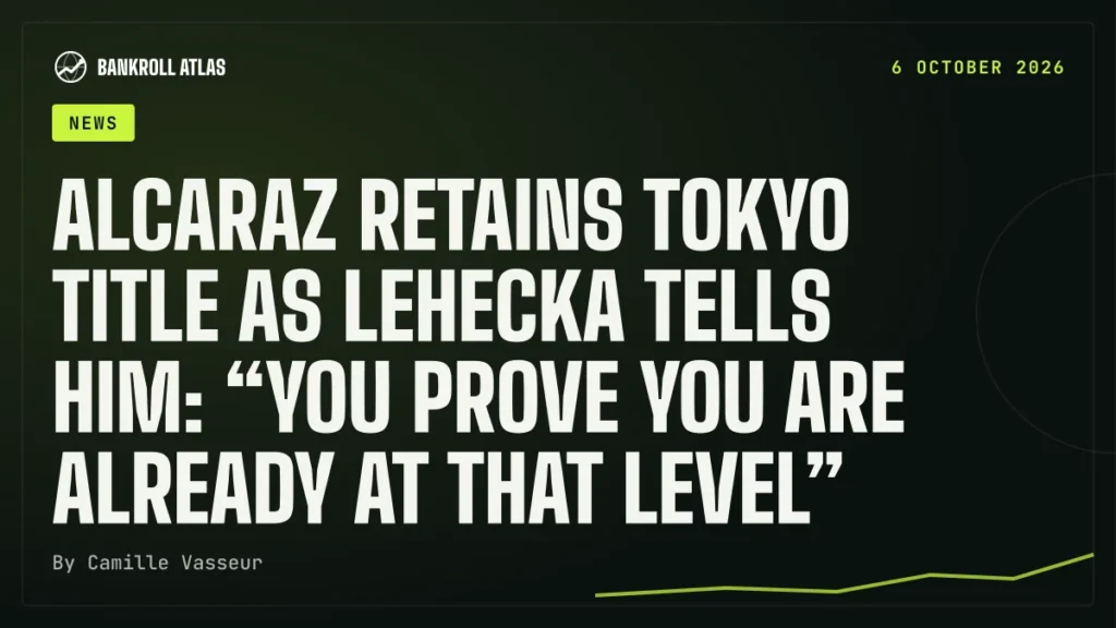 Alcaraz retains Tokyo title as Lehecka tells him: “you prove you are already at that level”