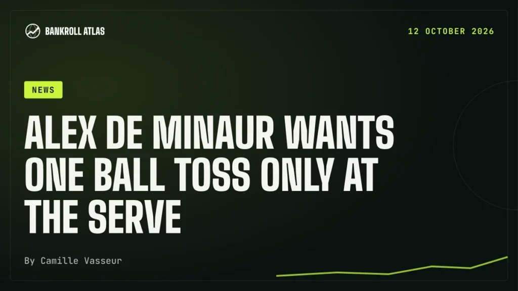 Alex de Minaur wants one ball toss only at the serve