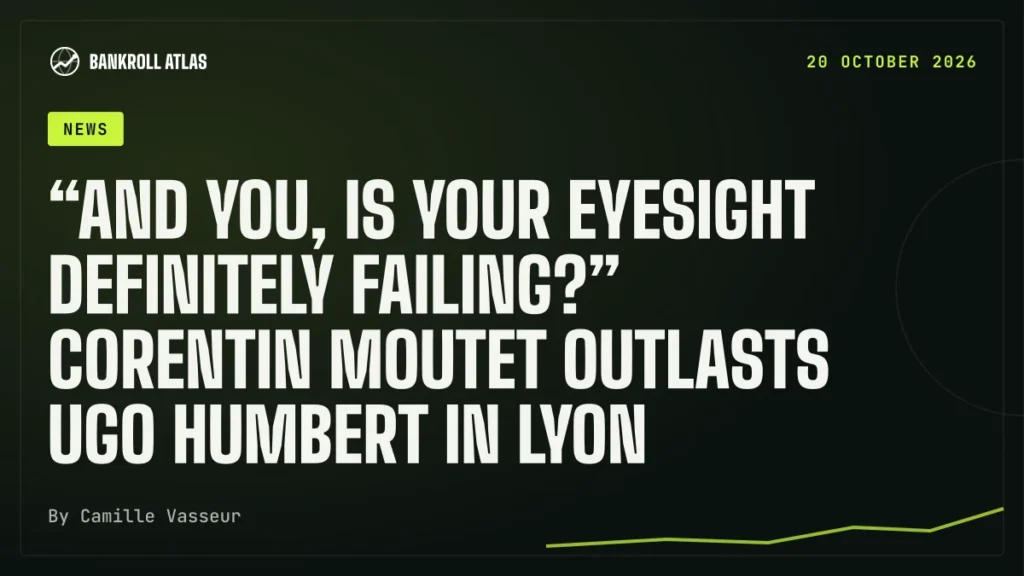 “And you, is your eyesight definitely failing?” Corentin Moutet outlasts Ugo Humbert in Lyon