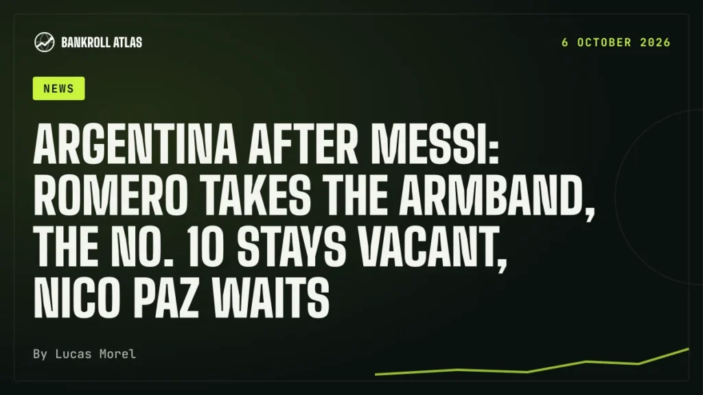 Argentina after Messi: Romero takes the armband, the No. 10 stays vacant, Nico Paz waits