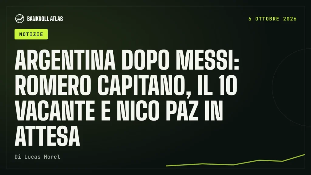 Argentina dopo Messi: Romero capitano, il 10 vacante e Nico Paz in attesa