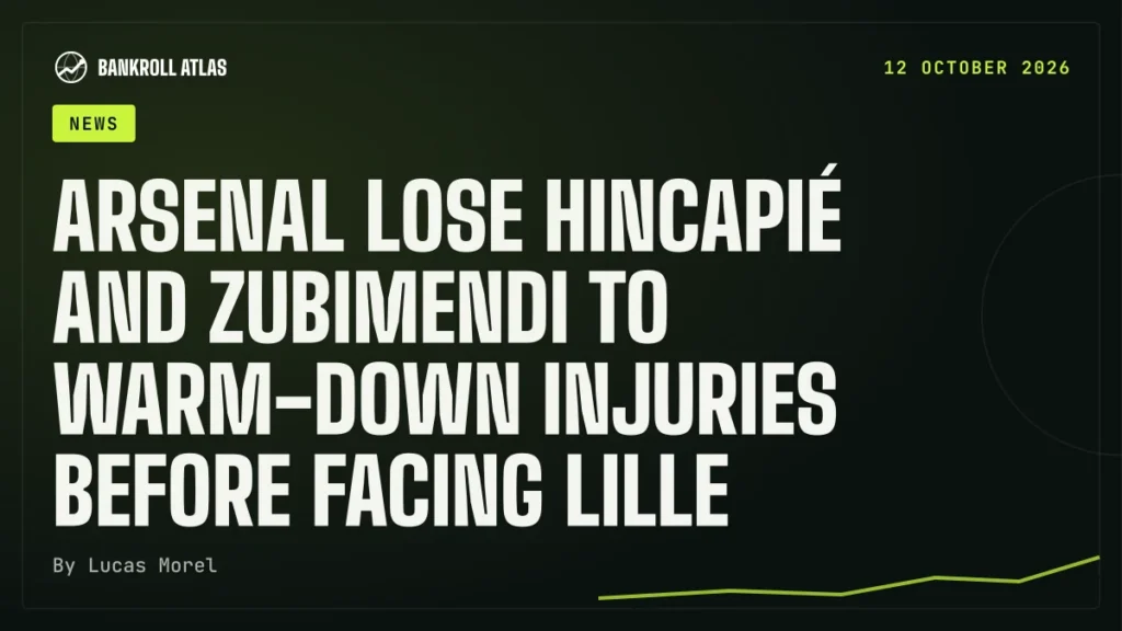Arsenal lose Hincapié and Zubimendi to warm-down injuries before facing Lille
