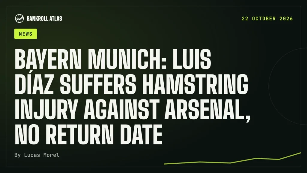 Bayern Munich: Luis Díaz suffers hamstring injury against Arsenal, no return date
