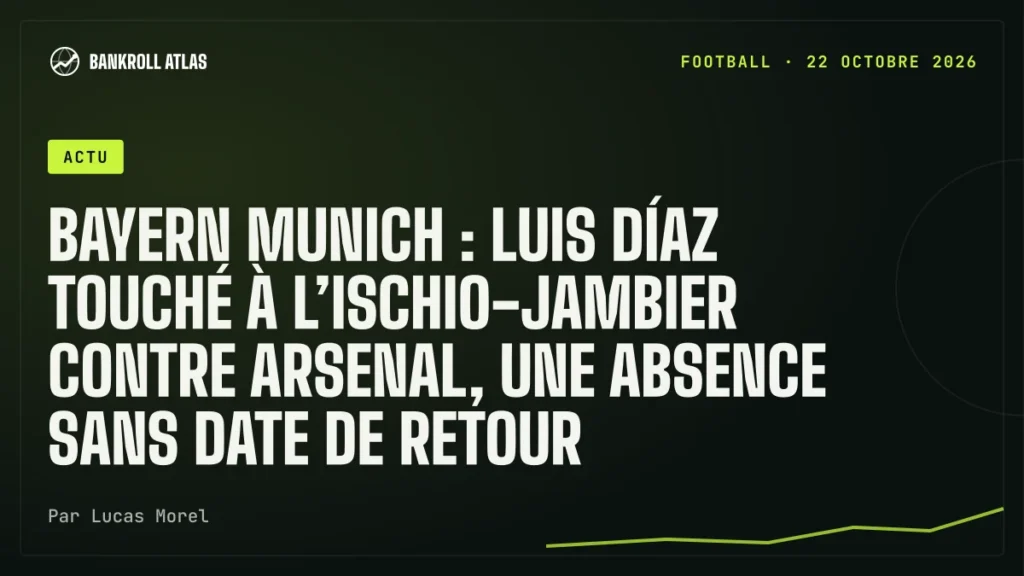 Bayern Munich : Luis Díaz touché à l’ischio-jambier contre Arsenal, une absence sans date de retour