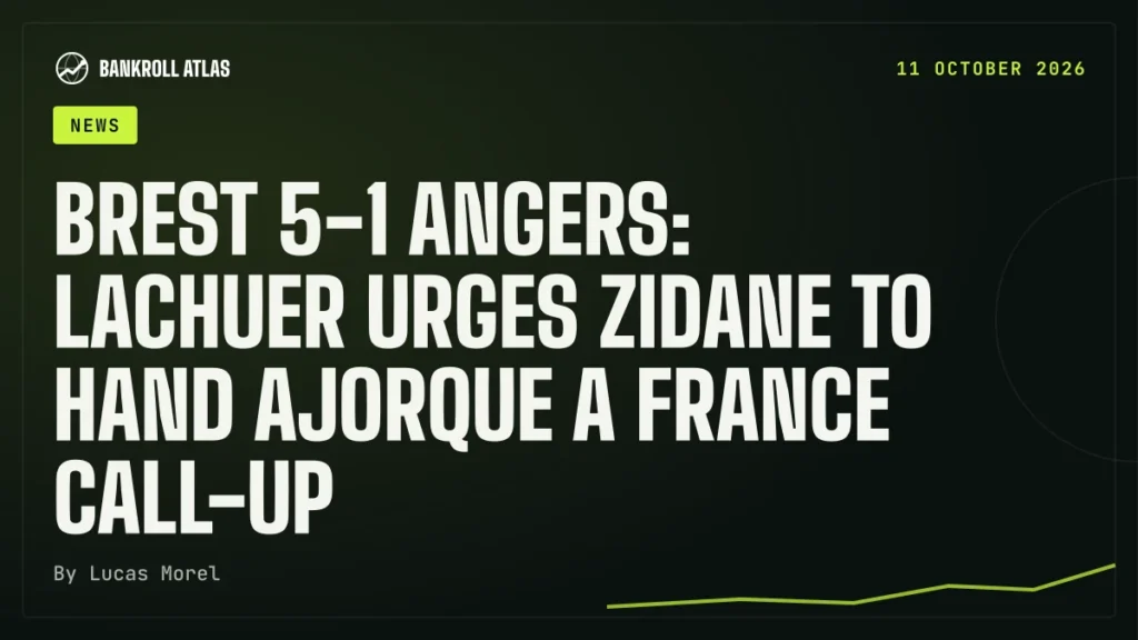 Brest 5-1 Angers: Lachuer urges Zidane to hand Ajorque a France call-up