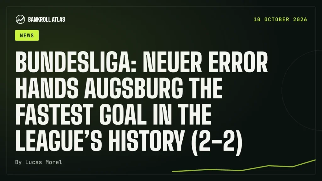 Bundesliga: Neuer error hands Augsburg the fastest goal in the league’s history (2-2)