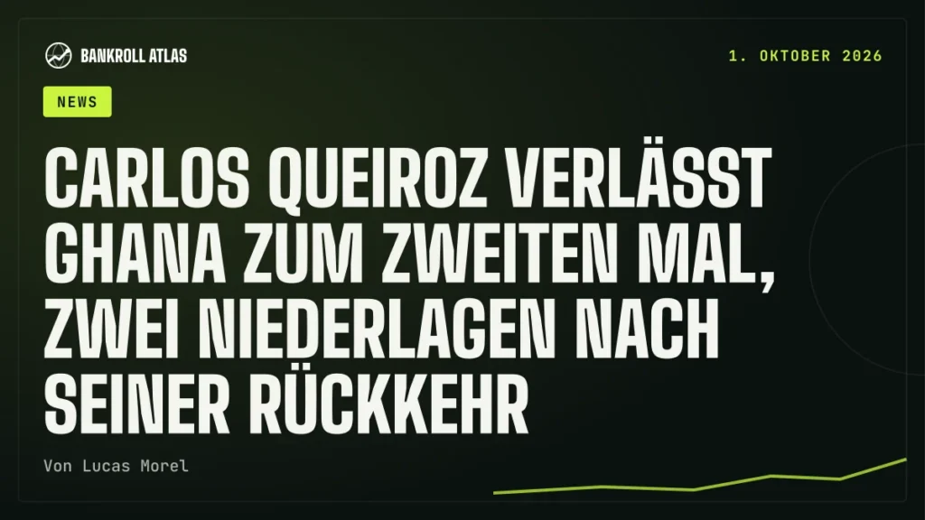 Carlos Queiroz verlässt Ghana zum zweiten Mal, zwei Niederlagen nach seiner Rückkehr