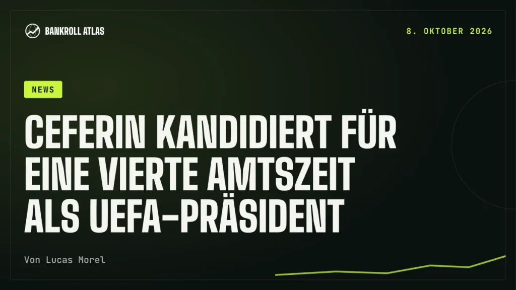 Ceferin kandidiert für eine vierte Amtszeit als UEFA-Präsident