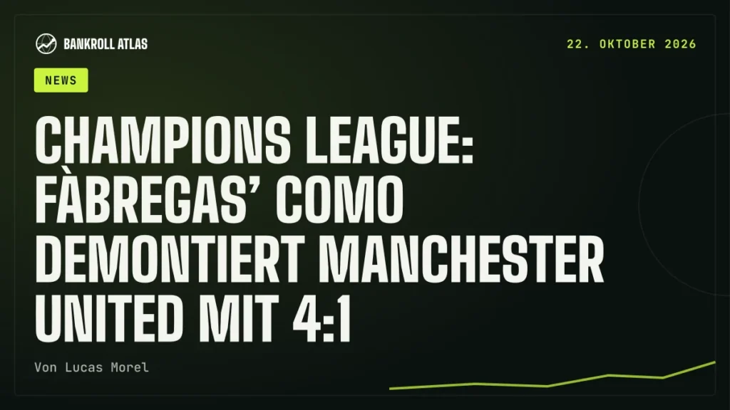 Champions League: Fàbregas’ Como demontiert Manchester United mit 4:1