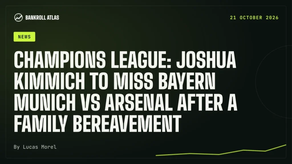 Champions League: Joshua Kimmich to miss Bayern Munich vs Arsenal after a family bereavement