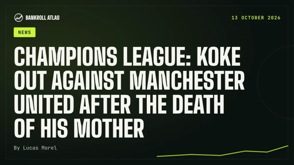 Champions League: Koke out against Manchester United after the death of his mother