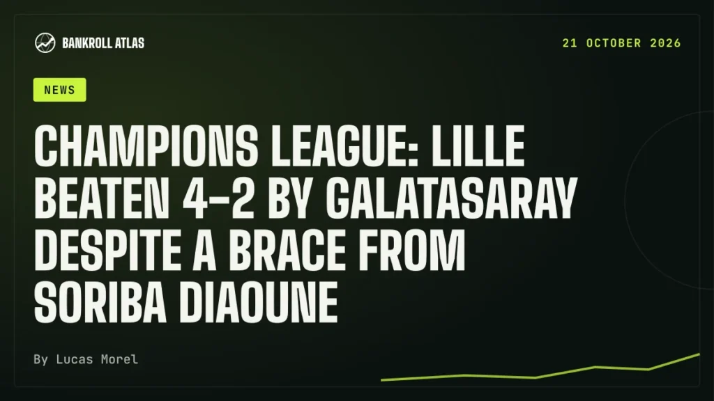 Champions League: Lille beaten 4-2 by Galatasaray despite a brace from Soriba Diaoune