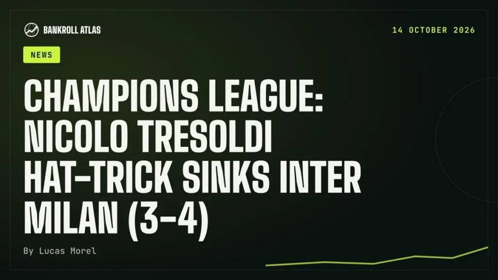 Champions League: Nicolo Tresoldi hat-trick sinks Inter Milan (3-4)