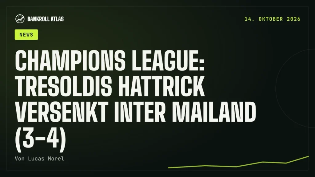 Champions League: Tresoldis Hattrick versenkt Inter Mailand (3-4)