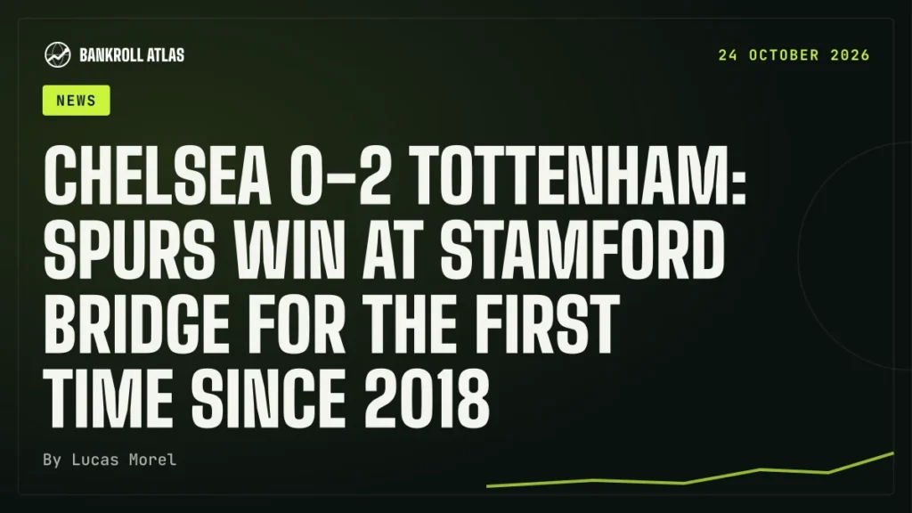 Chelsea 0-2 Tottenham: Spurs win at Stamford Bridge for the first time since 2018