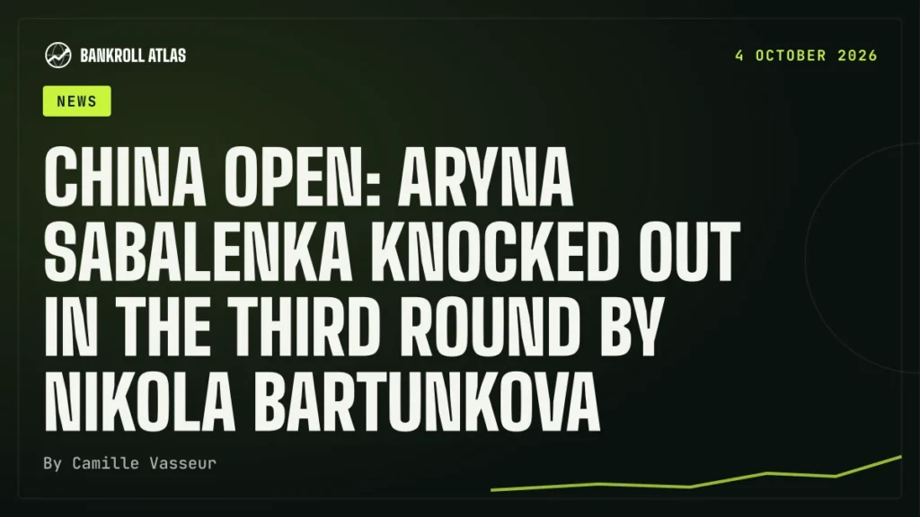 China Open: Aryna Sabalenka knocked out in the third round by Nikola Bartunkova