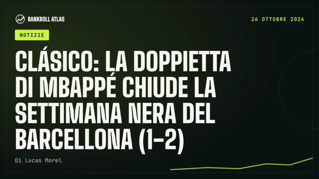 Clásico: la doppietta di Mbappé chiude la settimana nera del Barcellona (1-2)