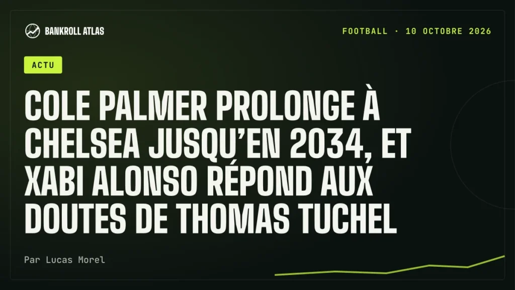 Cole Palmer prolonge à Chelsea jusqu’en 2034, et Xabi Alonso répond aux doutes de Thomas Tuchel