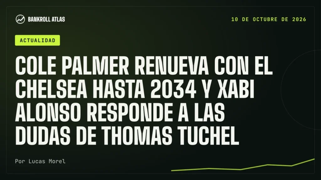 Cole Palmer renueva con el Chelsea hasta 2034 y Xabi Alonso responde a las dudas de Thomas Tuchel