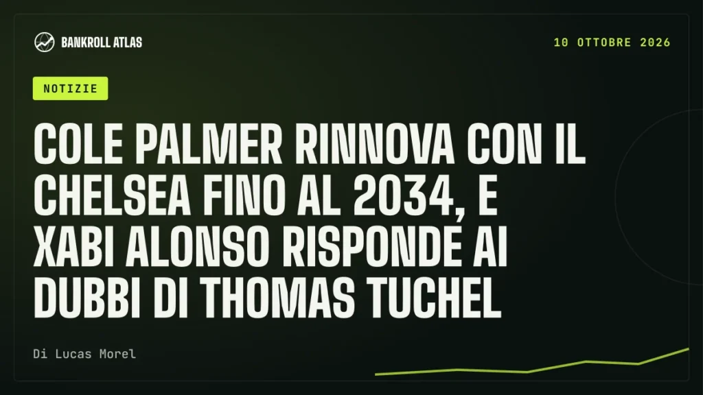 Cole Palmer rinnova con il Chelsea fino al 2034, e Xabi Alonso risponde ai dubbi di Thomas Tuchel