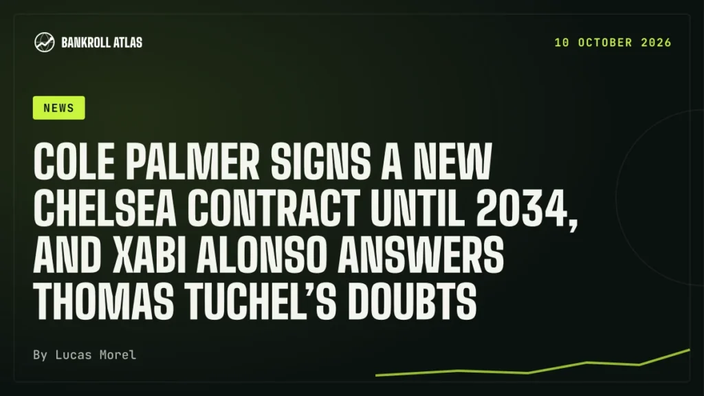 Cole Palmer signs a new Chelsea contract until 2034, and Xabi Alonso answers Thomas Tuchel’s doubts