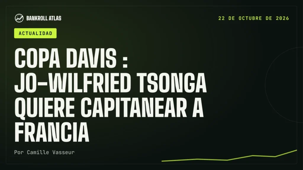 Copa Davis : Jo-Wilfried Tsonga quiere capitanear a Francia