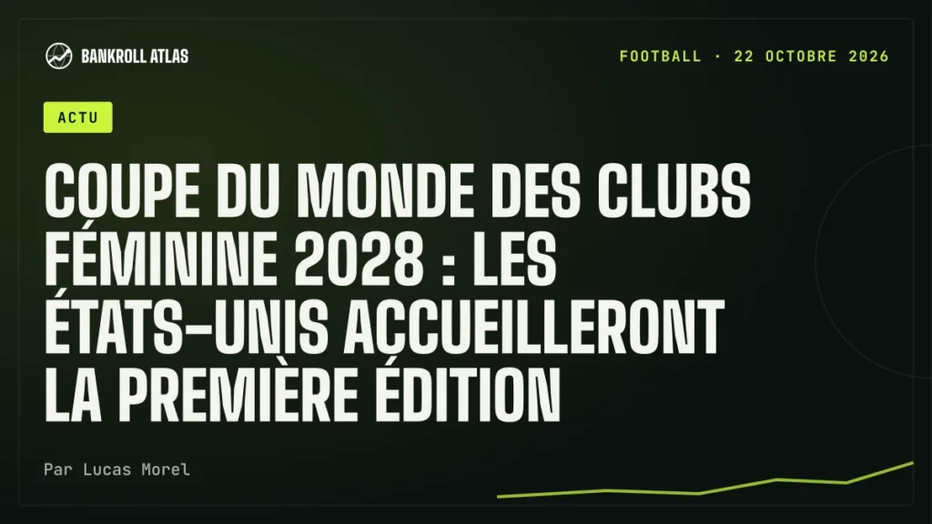 Coupe du monde des clubs féminine 2028 : les États-Unis accueilleront la première édition