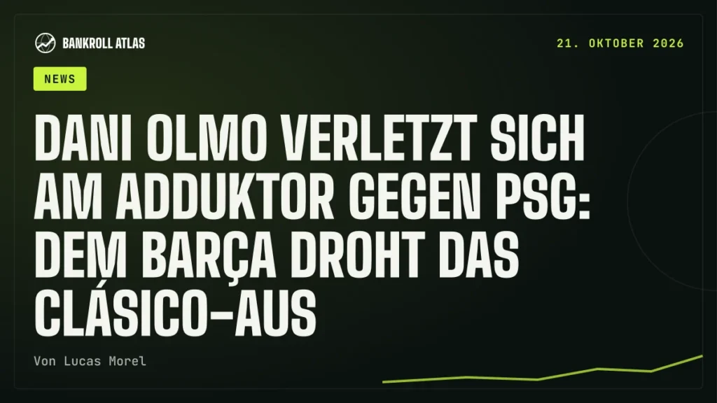 Dani Olmo verletzt sich am Adduktor gegen PSG: dem Barça droht das Clásico-Aus