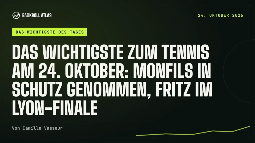 Das Wichtigste zum Tennis am 24. Oktober: Monfils in Schutz genommen, Fritz im Lyon-Finale
