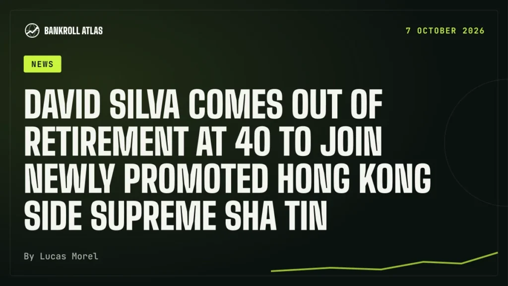 David Silva comes out of retirement at 40 to join newly promoted Hong Kong side Supreme Sha Tin