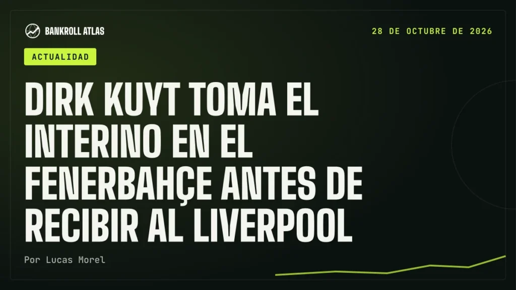 Dirk Kuyt toma el interino en el Fenerbahçe antes de recibir al Liverpool
