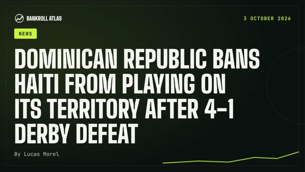 Dominican Republic bans Haiti from playing on its territory after 4-1 derby defeat