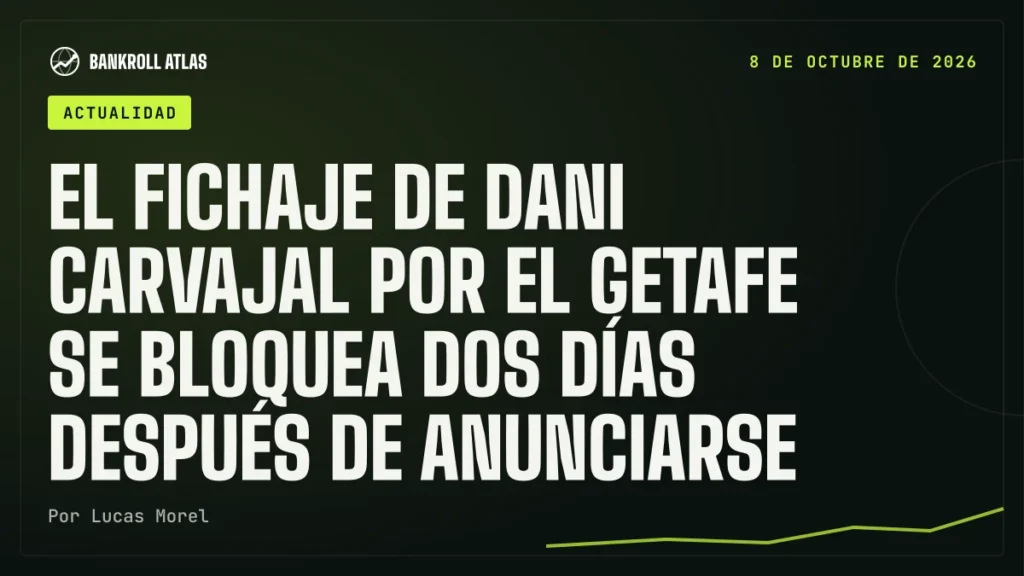 El fichaje de Dani Carvajal por el Getafe se bloquea dos días después de anunciarse
