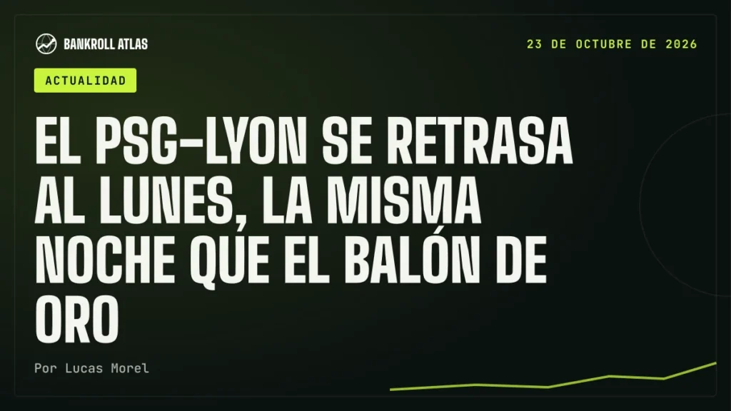 El PSG-Lyon se retrasa al lunes, la misma noche que el Balón de Oro
