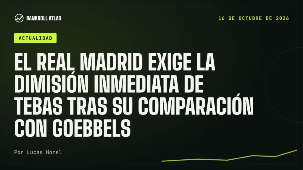 El Real Madrid exige la dimisión inmediata de Tebas tras su comparación con Goebbels