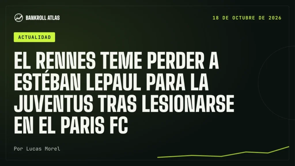 El Rennes teme perder a Estéban Lepaul para la Juventus tras lesionarse en el Paris FC