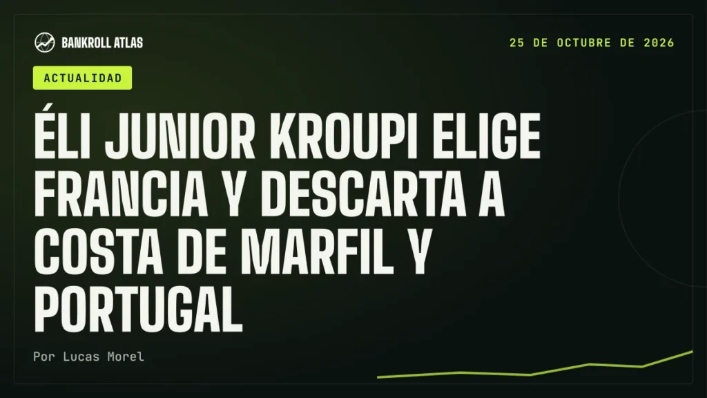 Éli Junior Kroupi elige Francia y descarta a Costa de Marfil y Portugal
